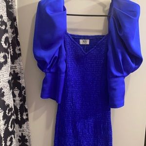 Blue dress